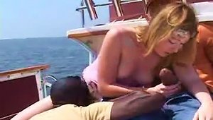 Threesome On A Boat With Black Dudes