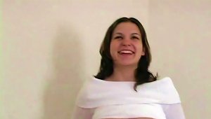 Big Tits Teen Getting Her Face Fucked In POV Shoot