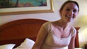 Gen Padova  Plays With A Cock And Gets  To Her Tits