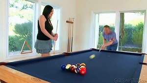 Lexy Mae Nailed Shane Reno In A Billiard Table After A Game