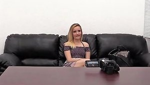 Petite Tiny Blonde Spinner Ass Fucked On Casting Couch