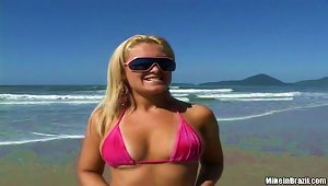 Outdoor Sexperiments With Stunning Brazilian Chick
