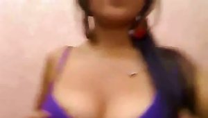 Nicely-tanned A Shows Her Amazing Tits And  To The Whole Word