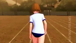 Sexy 3d Anime Cutie Gets Fucked Outdoors