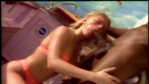 Lovely Blonde Girl Getting Fucked  On Sailing Ship
