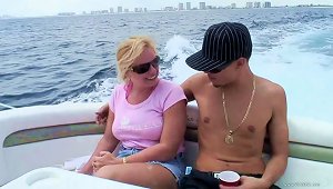 Big Breasted Cameron Keys Gets Cowgirl Fucked On A Yacht