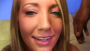 Cute Blue Eyed Chick Will Only Fuck Black Guys With Big Dicks