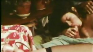 Vintage Movies Of Hippies Sucking And Fucking In This Threesome