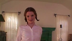 Keiko The Naughty Teen With Pigtails Gets Fucked In Both Holes